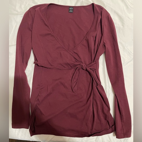 MATERNITY BUNDLE Long Sleeve Tops Shirts Size Medium M - Picture 3 of 4